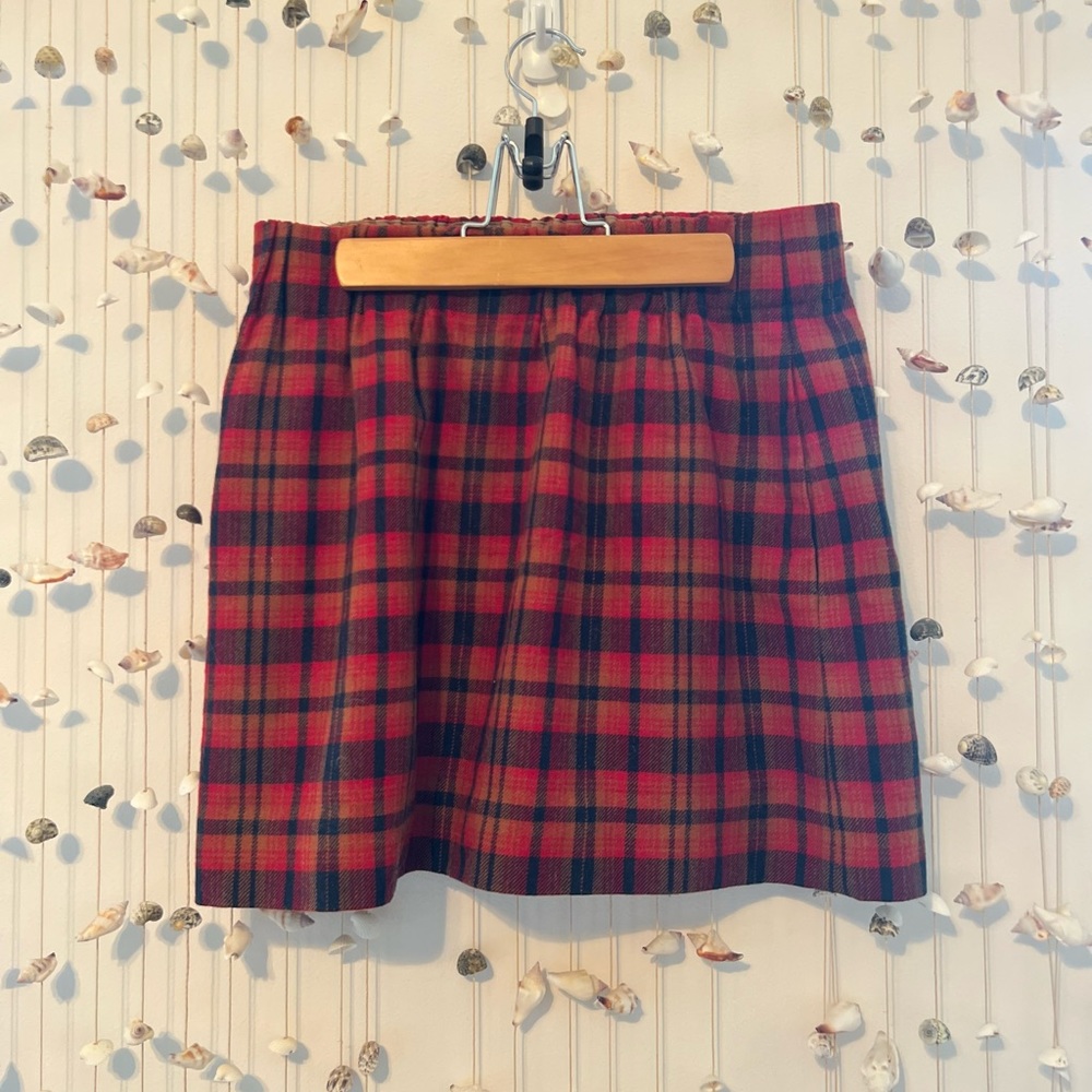Plaid JCrew Skirt
